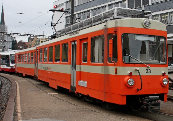 Automotrices BDe 4/4 7, BDe 4/4 21-25 (Ex-TB)
