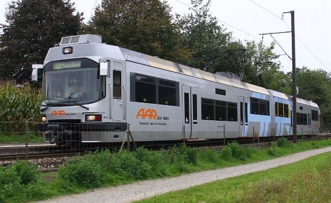 aar-wsb-abe-4-8-33-graenichen-oberdorf WSB ABe 4/4 33 -- Gränischen Oberdorf -- 15.09.2010