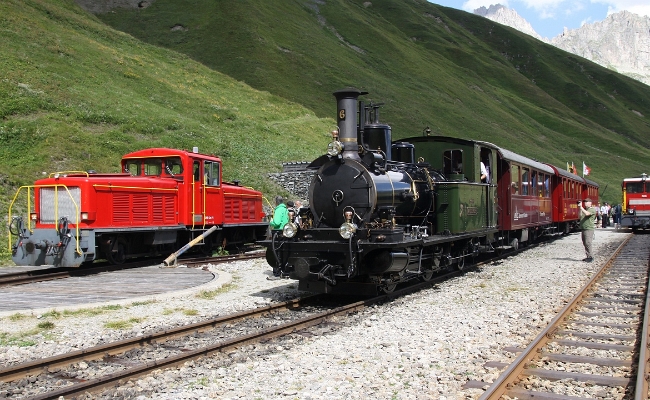 dfb-vz-hg-6-furka DFB/MGB Gm 4/4 71, DFB / VZ HG 2/3 6 -- Furka -- 27.08.2016