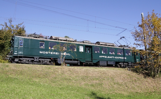eurovapor-bt-be-3-4-43-baeretswil Eurovapor / BT Be 3/4 43 -- Bäretswil -- 16.10.2016