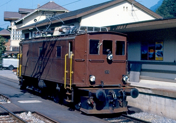 BLS Locomotives et automotrices anciennes séries
