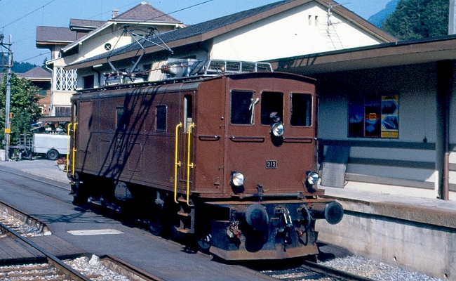 bls-ce-4-4-313-diemtigen BLS Ce 4/4 313 - Oey Giemtigen - 10.07.1984