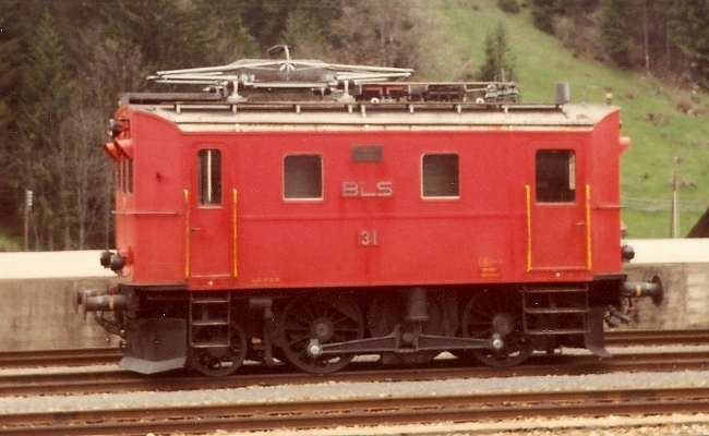 bls-te-31-kandersteg BLS Te 2/3 31 -- Kandersteg -- 05.1983 - Ex CFe 2/6 31