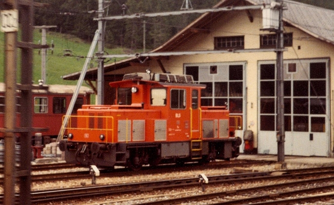 bls-te-92-frutigen BLS Te 82 -- Frutigen -- 05.1983