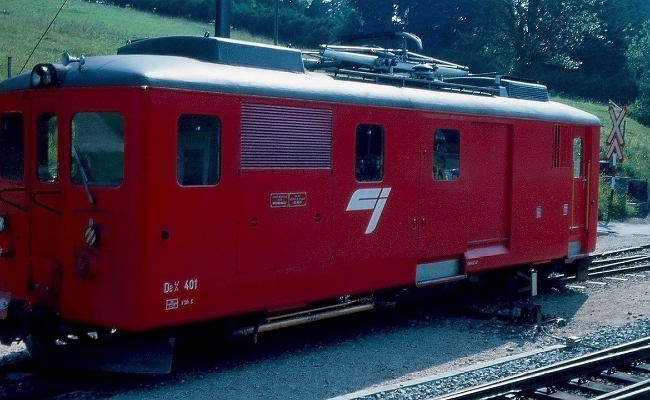cj-de-4-4-401-saignelegier CJ De 4/4 401 -- Saignelégier -- 07.1983