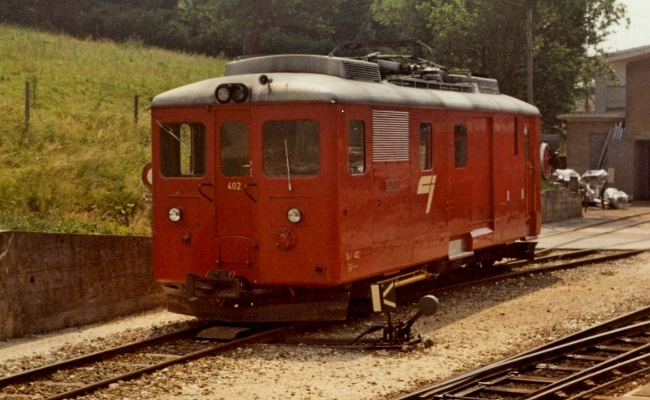 cj-de-4-4-402-saignelegier CJ De 4/4 402 -- Saignelégier -- 10.09.1984
