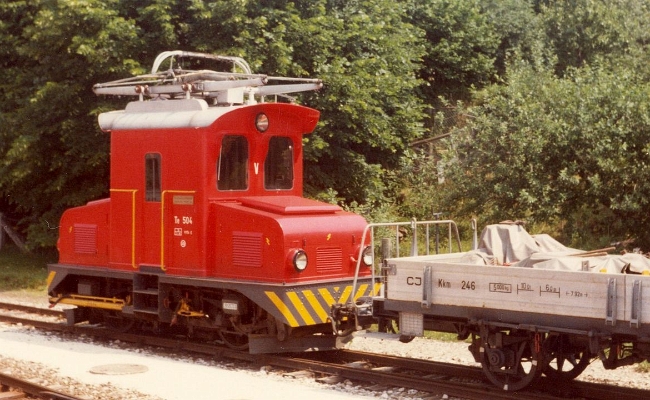 cj-te-504 CJ Te 504 -- La Combe -- 07.1983 -- Véhicule historique sauvegardé Ge 2/2 4