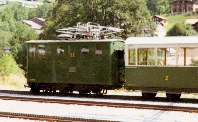 wab-he-2-2-52-lauterbrunnen JB / WAB He 2/2 52 -- Lauterbrunnen -- 09.1982