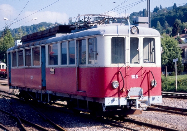MVR Automotrices BDe 4/4 101-105