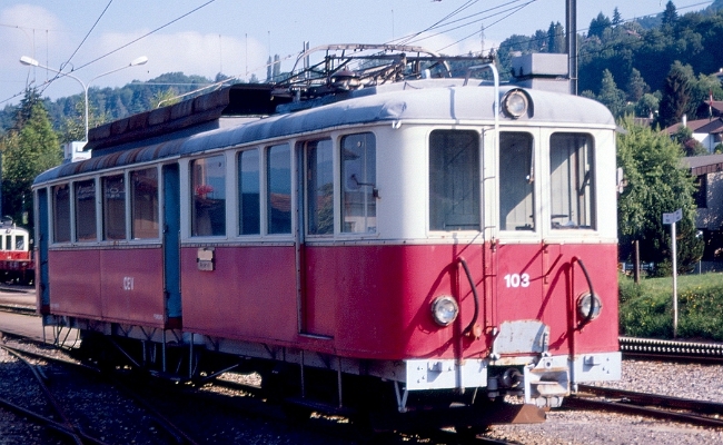 mvr-bde-4-4103-blonay-2 MVR (CEV) BDe 4/4 103 -- Blonay -- 22.07.1994