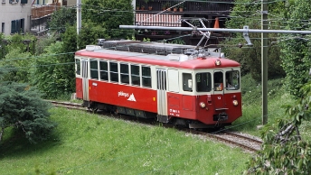 MVR Automotrices BDeh 2/4 71-75 Circulation sur la Iigne Vevey - Blonay - Les Pléïades