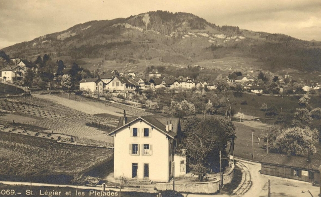 CEV St-Légier 080932 CEV Gare de St-Légier, Carte postale. Date du timbre postal 08.09.1932