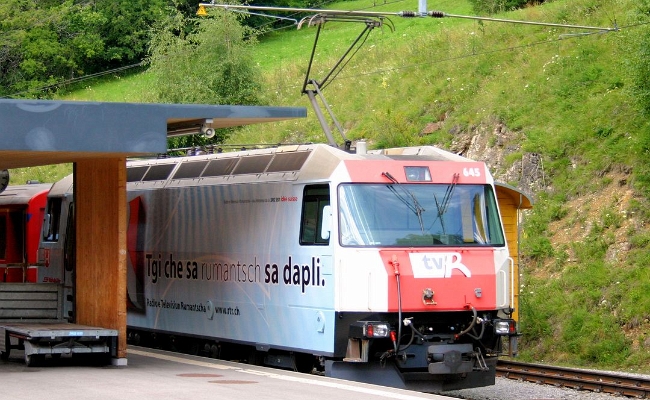 rhb-ge-4-4-645-filisur RhB, Ge 4/4 III 645 -- Filisur -- 08.07.2009