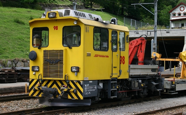 rhb-tm-2-2-98-poschiavo-2 RhB, Tm 2/2 98 -- Poschiavo -- 07.07.2009