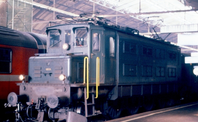 sbb-ae-10635-st-gall SBB CFF FFS, Ae 3/6 I 10365 -- St-Gall -- 17.02.1986