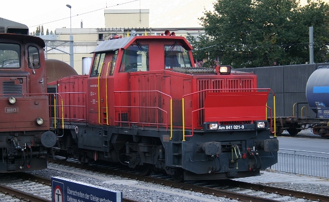 sbb-am-841-021-9-visp SBB CFF FFS, Am 841 021-9 -- Visp -- 20.10.2009