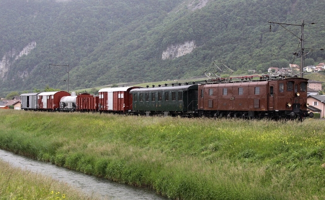 sbb-ae-10264-les-evouettes SBB CFF FFS HISTORIC, Ae 3/6 III 10264 -- Les Evouettes -- 09.09.2013
