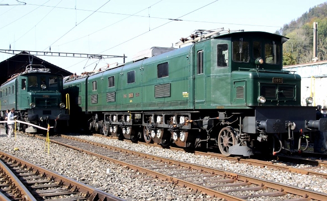 sbb-ae-11026-11801-bauma SBB CFF FFS HISTORIC, Ae 4/7 11026 (MIKADO 1244) , Ae 8/14 11801 -- Bauma -- 16.10.2011