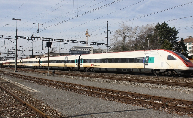 rabde-500-029-4-nyon SBB CFF FFS, RABDe 500 029-4 Eduard Spelterini -- Nyon -- 24.03.2010