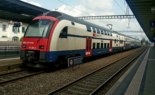 cff-rabe-514-055-3-frauenfeld SBB CFF FFS, RABe 514 055-3 -- Frauenfeld -- 23.07.2018