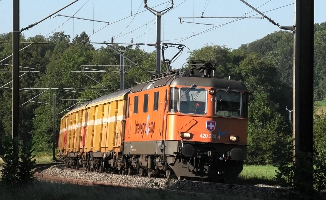 CFF Re 420 320-4 IR Cargo Cossonay 060820 SBB CFF FFS, Re 420 320-4 