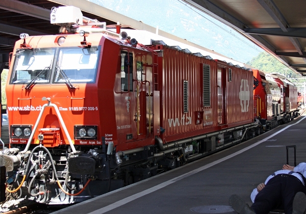 SBB CFF FFS  Trains d'extinction et de secours (TES), Véhicules spéciaux X