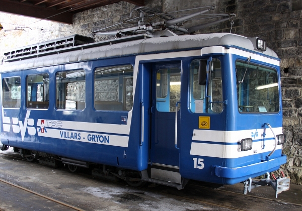 TPC / BVB Trams Be 2/2 8-9, Be 2/3 15-16