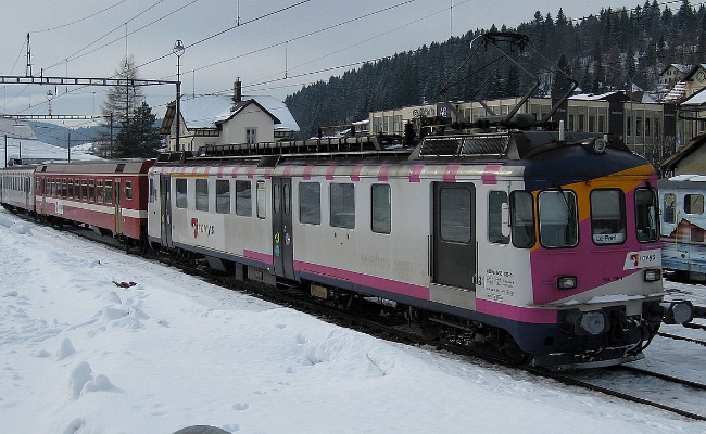 travys-pbr-abde538-316-1-sentier TRAVYS, PBr, ABDe 538 316-1, Seehas -- Le Sentier -- 26.01.2009