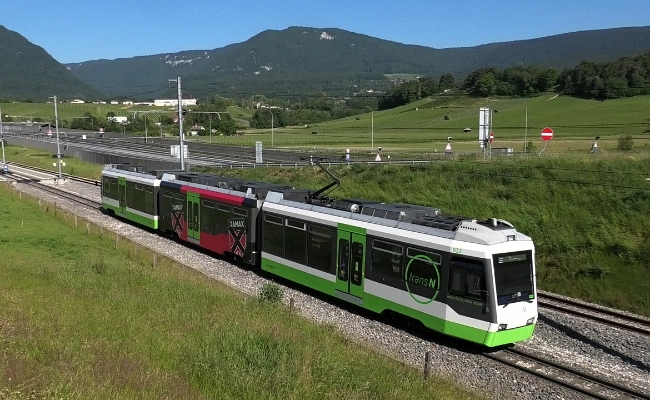 tranN Be 4_8 032 Areuse TransN, Be 4/8 032 -- Areuse -- 01.06.2020