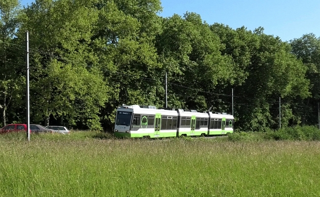 tranN Be 4_8 035 Colombier TransN, Be 4/8 035 -- Colombier -- 01.06.2020