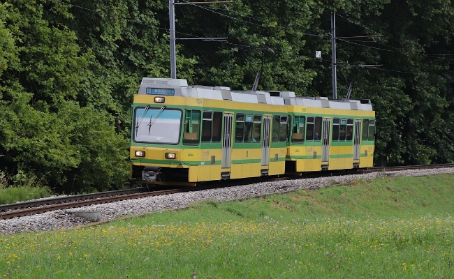 TRN TN Be 4_4 504 et 506 Colombier TransN Be 4/4 504, Be 4/4 506 -- Colombier -- 21.07.2018