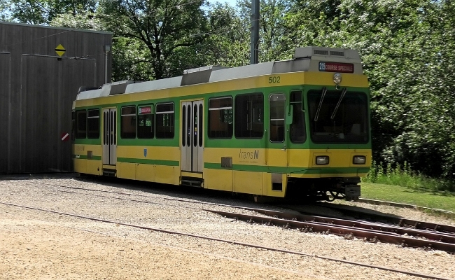 transN Be 4_4 502 Areuse TransN, Be 4/4 502 -- Areuse -- 21.07.2018