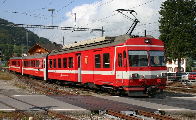 AB BDe 4_4 43 Appenzell AB BDe 4/4 43 -- Appenzell -- 21.09.2009
