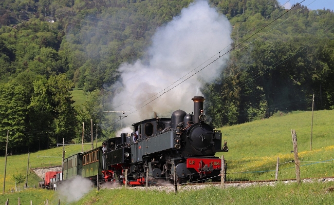 cp-g-2x-2-2-154-ceg-105-cornaux CP (La traction) G 2x 2/2 164 et SEG G 2x 2/2 105 -- Cornaux -- 11.05.2018