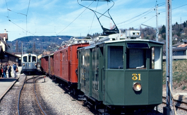 rhst-ze-31-blonay BC / Rh St Ze 2/2 31 -- Blonay -- 04.1985