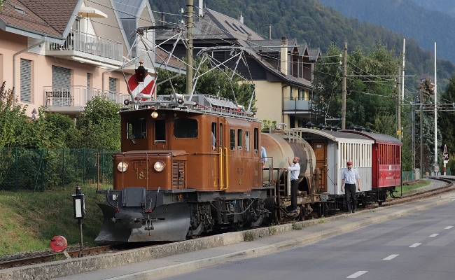 rhb-ge-4-4-182-bcblonay Club 1889 / RhB BB Ge 4/4 182 -- Blonay -- 09.09.2018 -- Circulation sur le chemin de fer musée du Blonay-Chamby
