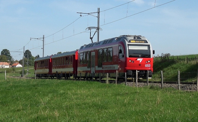 CJ Be 4_4 653 Le Boéchet CJ Be 4/4 653 -- Le Boéchet -- 16.09.2019