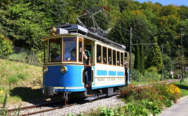 fart-be-2-2-7-tlo1-blonay-3 FART Be 2/2 7 (Ex-TLo Trams de Locarno) -- Blonay -- 10.09.2011 -- Chemin de fer musée du Blonay - Chamby