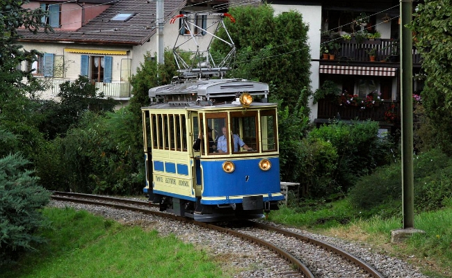 fart-be-2-2-7-tlo1-blonay-4 FART Be 2/2 7 (Ex-TLo Trams de Locarno) -- Blonay -- 11.09.2011 -- Chemin de fer musÃ©e du Blonay - Chamby