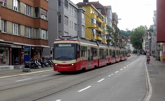 fb-be-4-6-67-zu-hegibachplatz FB Be 4/6 67 UM3 -- Zürich Hegibachplatz -- 16.07.2017