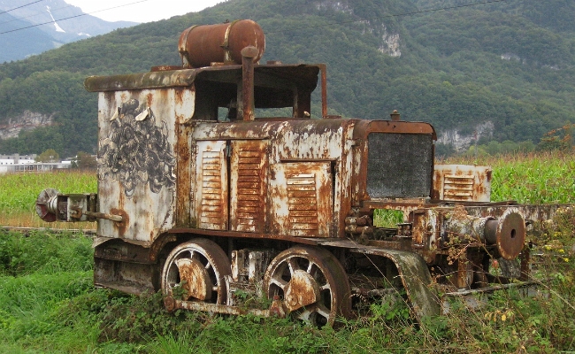 Tracteur ETPB Collombey (1) ETPB ?? Ex- Baldwin US Army 1917 -- Colombey -- 18.09.2014