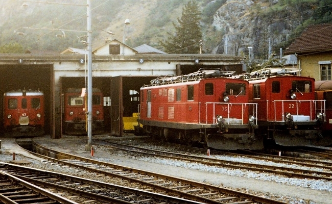 mgb-fo-hge-4-4-36-32-brig MGB / FO BDeh 2/4 45, HGm 4/4 62, HGe 4/4 36, 32 -- Brig -- 08.1983