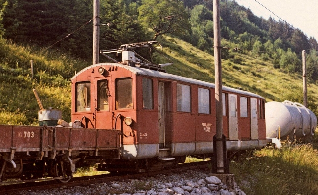 mob-xe-4-4-22-les-cases MOB Xe 4/4 22 -- Les Cases -- 07.1983