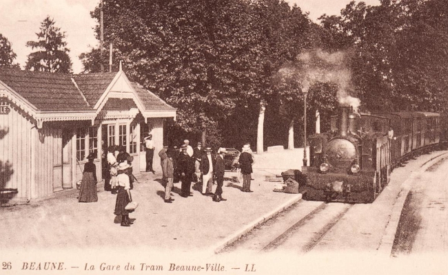 Tram Beaune Beaune, Beaune ville gare du tram