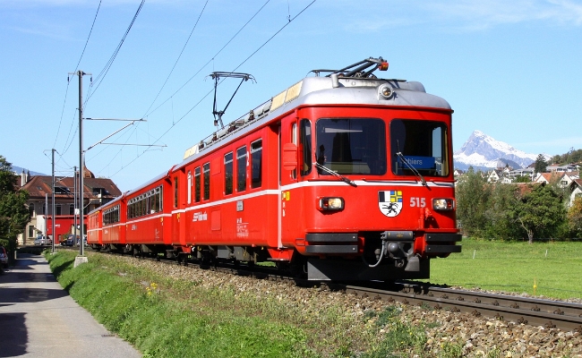 rhb-be-4-4-515-malans-3 RhB, Be 4/4 515 -- Malans -- 11.10.2011