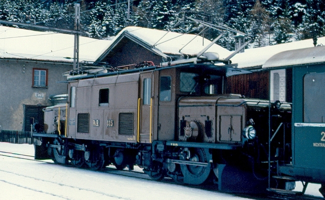rhb-ge-6-6-415-preda RhB, Ge 6/6 415 -- Preda -- 02.1984