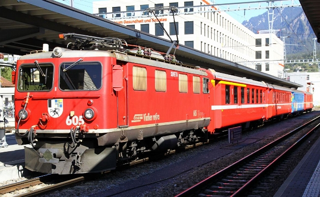 rhb-ge-4-4-605-chur RhB, Ge 4/4 I 605 -- Chur -- 11.10.2011