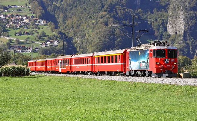 rhb-ge-4-4-615-malans RhB, Ge 4/4 II 615 -- Malans -- 11.10.2011