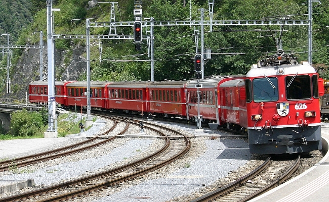rhb-ge-4-4-626-reichenau RhB, Ge 4/4 II 626 -- Reichenau -- 08.07.2009