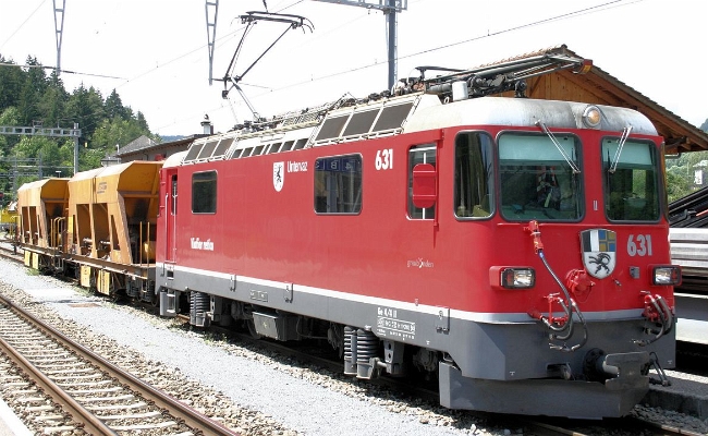 rhb-ge-4-4-631-reichenau RhB, Ge 4/4 II 631 -- Reichenau -- 09.07.2009